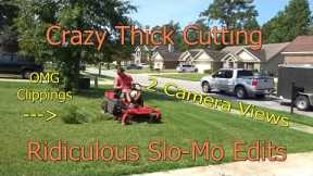 Cutting Grass - Gravely Zero Turn Riding Mower Easily Cuts nice healthy grass