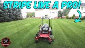 PERFECT STRIPES Every Time? ► How Do Lawn Care Pros Do It?!