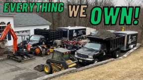Here's Our Entire Lawn Care Fleet: 2023 LANDSCAPING EQUIPMENT SETUP!