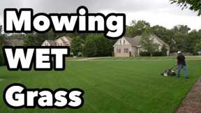 Mowing a Lawn When It Rains A LOT | Tips and Tricks