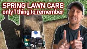 Almost time for these 3 spring lawn care tips...Simple steps to start your lawn season in spring