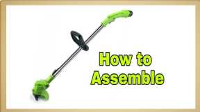 How to Assemble Cordless Electric Lawn Mower/Grass Cutter