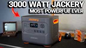 New MONSTER Jackery 3000 Watt Solar Generator - Explorer 3000 Pro