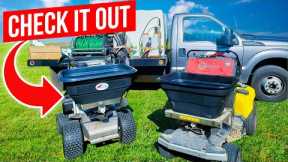 Lawn Care Equipment Setup for Weed Control and Fertilization Business