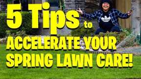 5 Tips to accelerate your SPRING Lawn Care!
