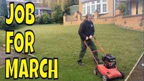 START the LAWN care NOW it's MARCH