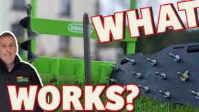 How to aerate your lawn without expensive tools | beginner DIY lawn care tips that work