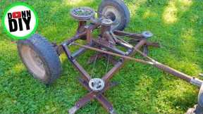 DIY Ground Driven Mower From JUNK!