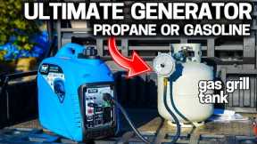 Backup Generator that uses your Gas Grill Tank? GENIUS!