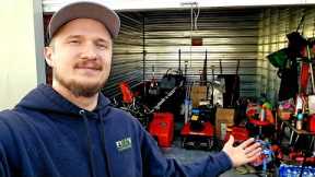 I Finally Made The Switch... Running Lawn Care Business Out Of A Storage Unit
