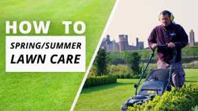 How to care for your grass - Spring/Summer lawn care | Hampton Court Palace Gardens