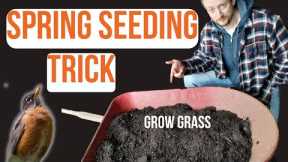 Improve Your Spring Grass Seeding with this Trick//Midwest Lawncare