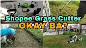 SHOPEE  LAWN MOWER ✂️ GRASS CUTTER - WORTH IT BA BUMILI NETO?  / Jerick Dionido