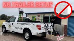 THE ULTIMATE LAWN CARE TRUCK BED SETUP FOR MOWING