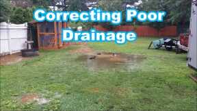 Fixing my Backyard Drainage Issues (Rain = Duck Pond)