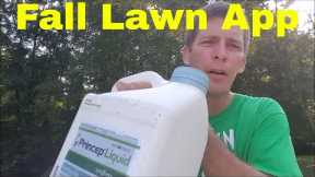 Fall Lawn Care Program  - My Fall Lawn Application