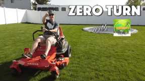 Mowing my lawn with a ZERO TURN for the FIRST TIME - Ariens Ikon XD 42”