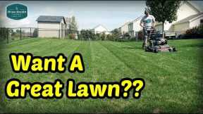 Make YOUR LAWN GREAT This Fall! - Fall Lawn Care Program Step 1
