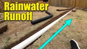 Rain Water Gutter Drainage - Moving Runoff from Lawn