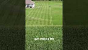 Lawn Striping - How To Stripe Your Lawn - Technique For The Best Lawn Stripes