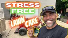 How I do lawn care STRESS FREE | 5 Tips to help YOU!