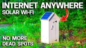 How to Get Wi-Fi ANYWHERE Indoors or Outdoors without Cables - DIY Solar MESH
