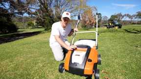 Scarifying My Lawn For Lawn Renovation // Stihl RLA 240 Review