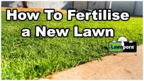 How to Fertilize a New Lawn