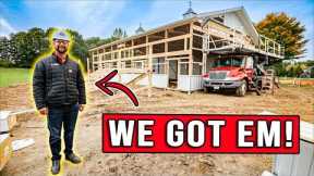 ULTIMATE Pole Barn CONSTRUCTION TOUR with Morton Building Expert!