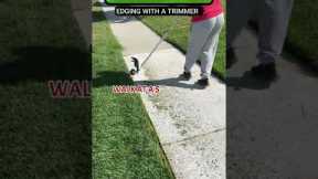 How To Edge With A String Trimmer | Lawn Care Tip
