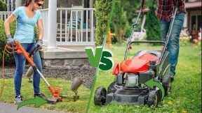 Grass Trimmer vs Lawn Mower - Choosing the Right Tool for Your Lawn!