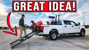 He Designed A RAMP & Tailgate COMBO! *SIDEWALK CREW GAME CHANGER*