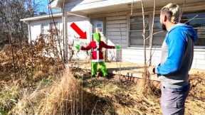 Did NOT expect THIS! Free Christmas Yard MAKEOVER!