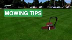 How To Mow Your Lawn | Mowing Tips