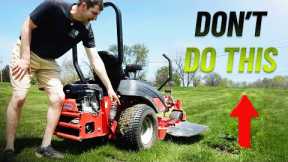 How to Operate a Zero Turn Mower (For Beginners)
