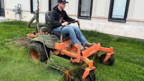 Mowing Tall Grass in Canada