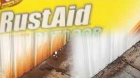 How to remove rust with Goof Off RustAid#lawncarevlog #pressurewashing