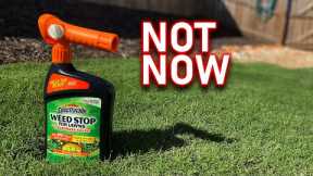 Fall is NOT the time to KILL WEEDS in your lawn! There's a BETTER option.