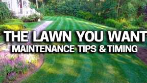 My Lawn Care Schedule - What I do, When