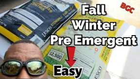 Do this to Fall / Winter Pre Emergent to enhance Weed kill and prevention in one easy step