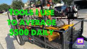 2023 Solo Lawn Care Setup | The Tool I Use To Average $500 Daily Mowing Lawns