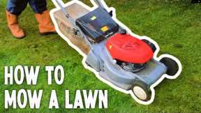 How to Use a Petrol Lawn Mower (How to Cut Grass)