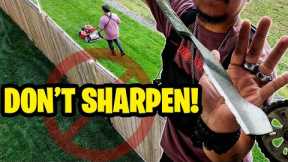 Don't sharpen your lawn mower blades! Do this instead!