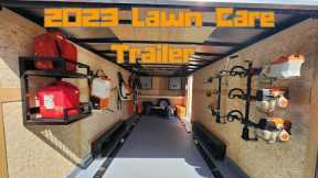Our Enclosed Trailer Setup for the 2023 Mowing Season #lawncare #enclosedtrailer