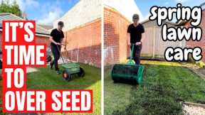 It's time to OVER SEED your LAWN - Spring Lawn Care