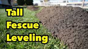 Tall Fescue Lawn Sand Compost Leveling Can It Be Done?