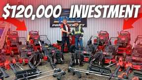 Picking up $120,000 Worth of Mowing Equipment