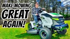 Lawn Care Can be FUN - New EGO T6 Lawn Tractor Review