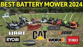 Best Battery Lawn Mower 2024? EGO, Milwaukee, ECHO, Ryobi