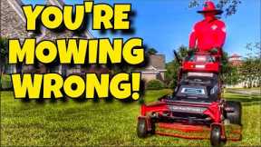 Lawn Mowing | Changing Mowing Heights | Can you live off MOWING LAWNS?